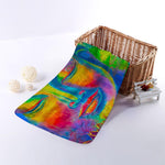 Colorful Buddha Print Towel