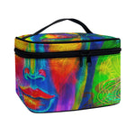 Colorful Buddha Print Travel Makeup Bag