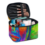 Colorful Buddha Print Travel Makeup Bag