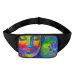 Colorful Buddha Print Waist Bag