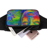 Colorful Buddha Print Waist Bag