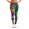 Colorful Buddha Print Women's Leggings