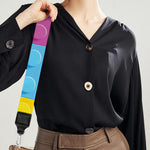 Colorful Building Blocks Pattern Print Bag Strap