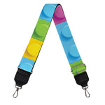 Colorful Building Blocks Pattern Print Bag Strap