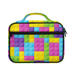 Colorful Building Blocks Pattern Print Briefcase Bible Bag
