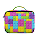 Colorful Building Blocks Pattern Print Briefcase Bible Bag