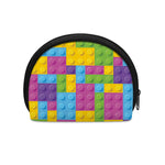 Colorful Building Blocks Pattern Print Coin Purse