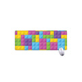 Colorful Building Blocks Pattern Print Extended Mouse Pad