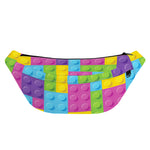 Colorful Building Blocks Pattern Print Fanny Pack