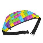 Colorful Building Blocks Pattern Print Fanny Pack