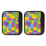 Colorful Building Blocks Pattern Print Handle Covers