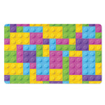 Colorful Building Blocks Pattern Print Polyester Doormat