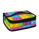 Colorful Building Blocks Pattern Print Small Lunch Bag