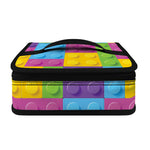 Colorful Building Blocks Pattern Print Small Lunch Bag