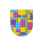 Colorful Building Blocks Pattern Print Toilet Lid Cover