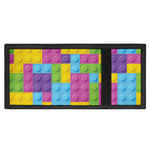 Colorful Building Blocks Pattern Print Trifold Wallet