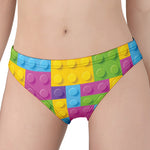 Colorful Building Blocks Pattern Print Women's Panties