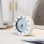 Colorful Butterfly Pattern Print Alarm Clock