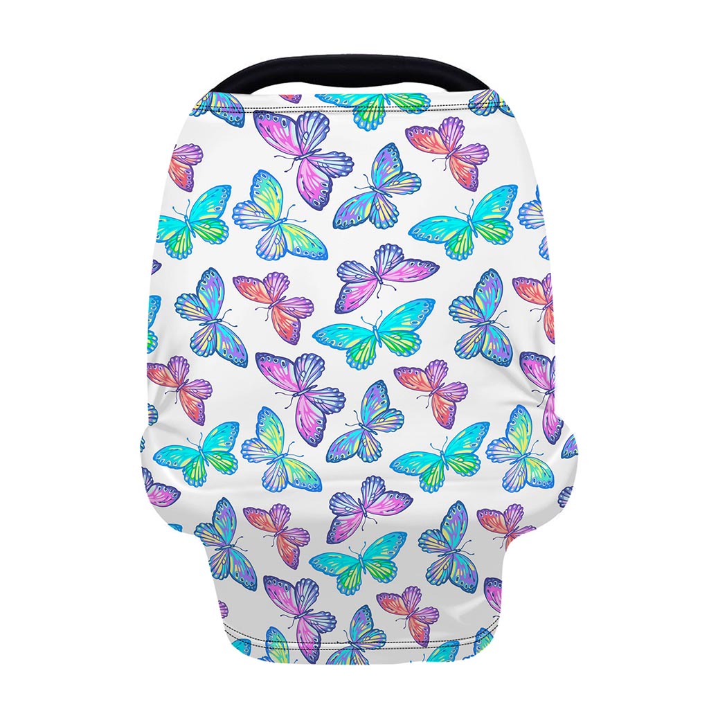 Colorful Butterfly Pattern Print Baby Seat Cover