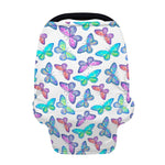 Colorful Butterfly Pattern Print Baby Seat Cover