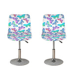 Colorful Butterfly Pattern Print Bar Stool Covers