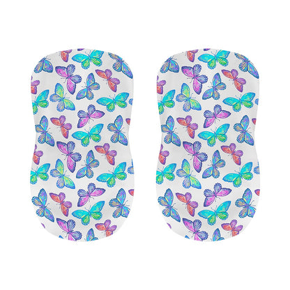 Colorful Butterfly Pattern Print Bar Stool Covers