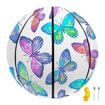 Colorful Butterfly Pattern Print Basketball