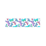 Colorful Butterfly Pattern Print Bed Runner