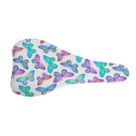Colorful Butterfly Pattern Print Bicycle Seat Cover