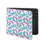 Colorful Butterfly Pattern Print Bifold Wallet