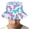 Colorful Butterfly Pattern Print Bucket Hat