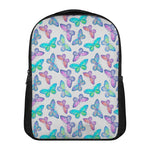 Colorful Butterfly Pattern Print Casual Backpack