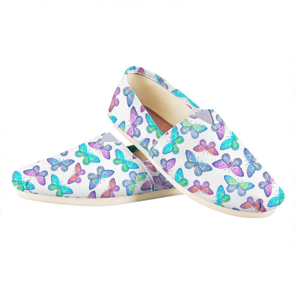 Colorful Butterfly Pattern Print Casual Shoes
