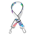 Colorful Butterfly Pattern Print Dog Seat Belt
