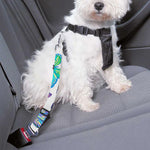 Colorful Butterfly Pattern Print Dog Seat Belt