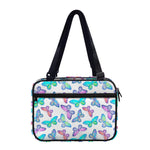 Colorful Butterfly Pattern Print Double Strap Bible Bag