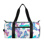 Colorful Butterfly Pattern Print Gym Bag