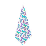 Colorful Butterfly Pattern Print Hand Towel