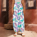 Colorful Butterfly Pattern Print Harem Pants