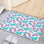 Colorful Butterfly Pattern Print Indoor Door Mat