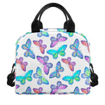 Colorful Butterfly Pattern Print Insulated Lunch Bag
