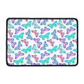 Colorful Butterfly Pattern Print Kitchen Mat