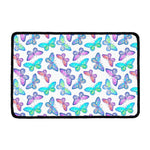 Colorful Butterfly Pattern Print Kitchen Mat