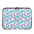 Colorful Butterfly Pattern Print Laptop Sleeve