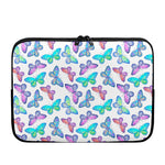 Colorful Butterfly Pattern Print Laptop Sleeve