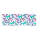 Colorful Butterfly Pattern Print Long Kitchen Mat