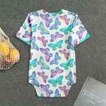 Colorful Butterfly Pattern Print Men's Bodysuit