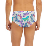 Colorful Butterfly Pattern Print Men's Briefs