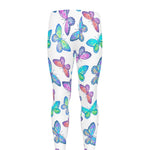Colorful Butterfly Pattern Print Men's leggings