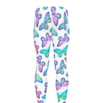 Colorful Butterfly Pattern Print Men's leggings